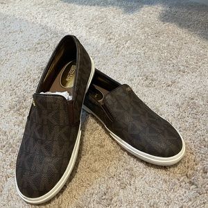 Like new Micheal Kors slip on shoes
